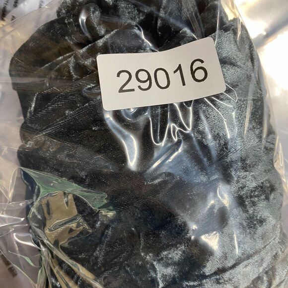 Knox Rose Blouse Women L Large Gray Short Sleeve Round Neck Velvet Pullover - Picture 9 of 9